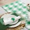 DII® 72" Shamrock Woven Check Table Runner